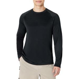 image:imageAmazon Essentials Mens LongSleeve QuickDry UPF 50 Swim TeeBlack