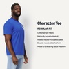 image:imageAmazon Essentials Disney Mens Cotton RegularFit ShortSleeve Crewneck TShirtBlue Ivory Spiderman