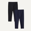 image:imageAmazon Essentials Girls Cotton Stretch Leggings MultipacksBlack Navy