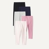 image:imageAmazon Essentials Girls Cotton Stretch Leggings MultipacksDark Multicolor