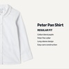 image:imageAmazon Essentials Girls Long Sleeve Poplin Peter Pan ShirtBright White  2 Pack