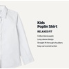 image:imageAmazon Essentials Girls Regular Fit Easy Iron Long Sleeve School ShirtsBright White  3 Pack