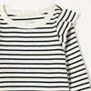 image:imageAmazon Essentials Girls and Toddlers Long Sleeve Ruffle TShirtNavyFrench Stripe