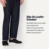 image:imageAmazon Essentials Mens Canvas Moc Toe LoaferBlackWhite