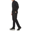image:imageAmazon Essentials Mens Regular Fit Long Sleeve Wrinkle Resistant Stretch Dress ShirtBlack