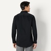 image:imageAmazon Essentials Mens Regular Fit Long Sleeve Wrinkle Resistant Stretch Dress ShirtBlack