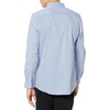 image:imageAmazon Essentials Mens Regular Fit Long Sleeve Wrinkle Resistant Stretch Dress ShirtBlue White Grid Check