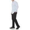 image:imageAmazon Essentials Mens Regular Fit Long Sleeve Wrinkle Resistant Stretch Dress ShirtBlue White Grid Check