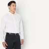 image:imageAmazon Essentials Mens Regular Fit Long Sleeve Wrinkle Resistant Stretch Dress ShirtLavender White Windowpane