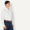 image:imageAmazon Essentials Mens Regular Fit Long Sleeve Wrinkle Resistant Stretch Dress ShirtNavy White Diamond Geo