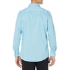 image:imageAmazon Essentials Mens Regular Fit Long Sleeve Wrinkle Resistant Stretch Dress ShirtSky Blue