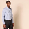 image:imageAmazon Essentials Mens Regular Fit Long Sleeve Wrinkle Resistant Stretch Dress ShirtWhite  Grid Check