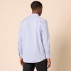 image:imageAmazon Essentials Mens Regular Fit Long Sleeve Wrinkle Resistant Stretch Dress ShirtWhite  Grid Check