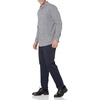 image:imageAmazon Essentials Mens Regular Fit Long Sleeve Wrinkle Resistant Stretch Dress ShirtWhite Gingham