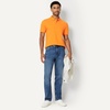 image:imageAmazon Essentials Mens SlimFit ShortSleeve Cotton Pique Polo ShirtApricot Orange