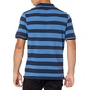 image:imageAmazon Essentials Mens SlimFit ShortSleeve Cotton Pique Polo ShirtBlack Blue Rugby Stripe