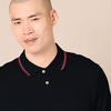 image:imageAmazon Essentials Mens SlimFit ShortSleeve Cotton Pique Polo ShirtBlack Thin Stripe