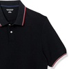 image:imageAmazon Essentials Mens SlimFit ShortSleeve Cotton Pique Polo ShirtBlackWhite and Red Tipped