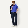 image:imageAmazon Essentials Mens SlimFit ShortSleeve Cotton Pique Polo ShirtBlue