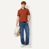 image:imageAmazon Essentials Mens SlimFit ShortSleeve Cotton Pique Polo ShirtBrick Red