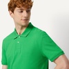 image:imageAmazon Essentials Mens SlimFit ShortSleeve Cotton Pique Polo ShirtBright Emerald Green