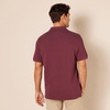 image:imageAmazon Essentials Mens SlimFit ShortSleeve Cotton Pique Polo ShirtBurgundy