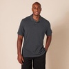 image:imageAmazon Essentials Mens SlimFit ShortSleeve Cotton Pique Polo ShirtCharcoal Heather