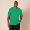 image:imageAmazon Essentials Mens SlimFit ShortSleeve Cotton Pique Polo ShirtGreen