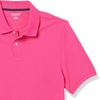 image:imageAmazon Essentials Mens SlimFit ShortSleeve Cotton Pique Polo ShirtHot Pink