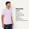 image:imageAmazon Essentials Mens SlimFit ShortSleeve Cotton Pique Polo ShirtLavender