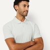 image:imageAmazon Essentials Mens SlimFit ShortSleeve Cotton Pique Polo ShirtLight Sage Green