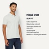 image:imageAmazon Essentials Mens SlimFit ShortSleeve Cotton Pique Polo ShirtLight Sage Green