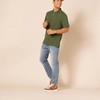image:imageAmazon Essentials Mens SlimFit ShortSleeve Cotton Pique Polo ShirtOlive