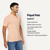 image:imageAmazon Essentials Mens SlimFit ShortSleeve Cotton Pique Polo ShirtPale Peach