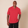 image:imageAmazon Essentials Mens SlimFit ShortSleeve Cotton Pique Polo ShirtRed
