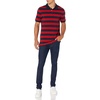 image:imageAmazon Essentials Mens SlimFit ShortSleeve Cotton Pique Polo ShirtRedNavy Rugby Stripe