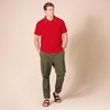 image:imageAmazon Essentials Mens SlimFit ShortSleeve Cotton Pique Polo ShirtRedNavy and White Tipped
