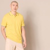 image:imageAmazon Essentials Mens SlimFit ShortSleeve Cotton Pique Polo ShirtYellow Thin Stripe