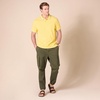 image:imageAmazon Essentials Mens SlimFit ShortSleeve Cotton Pique Polo ShirtYellowBlue and White Tipped