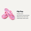 image:imageAmazon Essentials Unisex Kids Thong Flip Flop for Boys and GirlsPink Flamingos