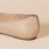 image:imageAmazon Essentials Womens Comfortable Round Toe Ballet Flats with BowBeige
