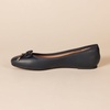 image:imageAmazon Essentials Womens Comfortable Round Toe Ballet Flats with BowNavy