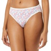 image:imageAmazon Essentials Womens Cotton Stretch HighCut Bikini PantyCheckedDitsy FloralFloralMulticolor
