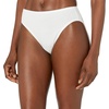 image:imageAmazon Essentials Womens Cotton Stretch HighCut Bikini PantyWhite