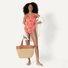 image:imageAmazon Essentials Womens Halter One Piece SwimsuitBright Red Multi Folk Floral
