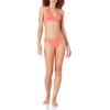 image:imageAmazon Essentials Womens LightSupport Padded Tie Halter Bikini Swimsuit Top Available in Plus SizeCoral Pink