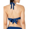 image:imageAmazon Essentials Womens LightSupport Padded Tie Halter Bikini Swimsuit Top Available in Plus SizeDeep Blue