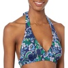 image:imageAmazon Essentials Womens LightSupport Padded Tie Halter Bikini Swimsuit Top Available in Plus SizeDeep Blue Paisley