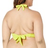 image:imageAmazon Essentials Womens LightSupport Padded Tie Halter Bikini Swimsuit Top Available in Plus SizeLime Green
