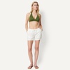 image:imageAmazon Essentials Womens LightSupport Padded Tie Halter Bikini Swimsuit Top Available in Plus SizeOlive